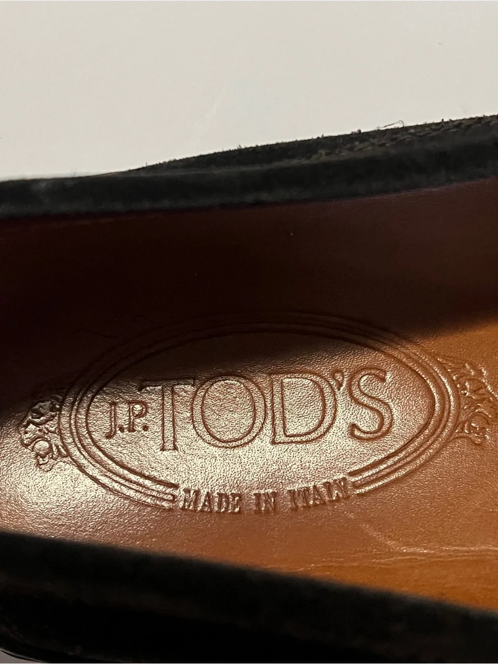 Tod’s Brown Suede Penny Loafers Size 11 Made in Italy Vibram Luxury Shoes